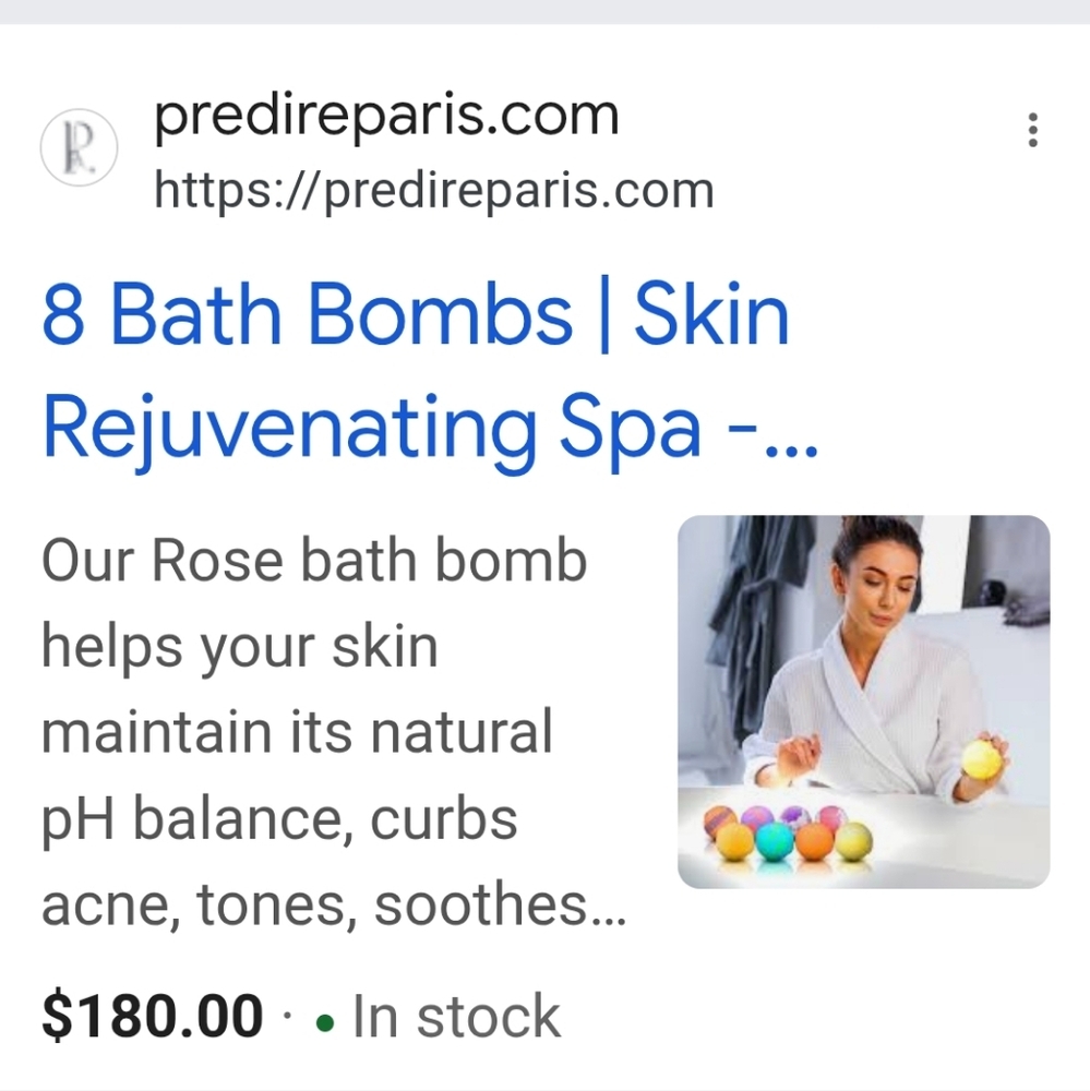 NIB-8 Bath Bombs | Skin Rejuvenating Spa-Predire - Picture 2 of 8